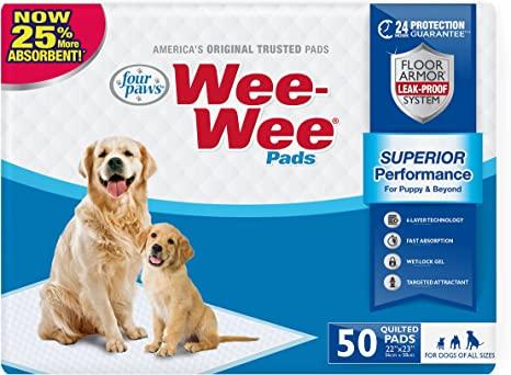 Four Paws Wee-Wee Pad Puppy Housebreaking Pads