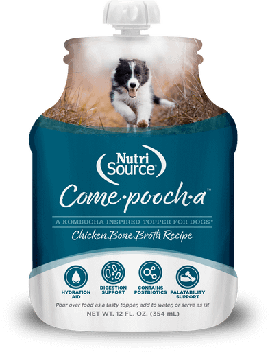 NutriSource Come-Pooch-a Chicken Bone Broth for Dogs