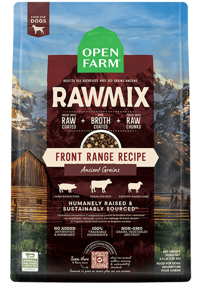 Open Farm Ancient Grains RawMix Front Range Recipe Dog Food