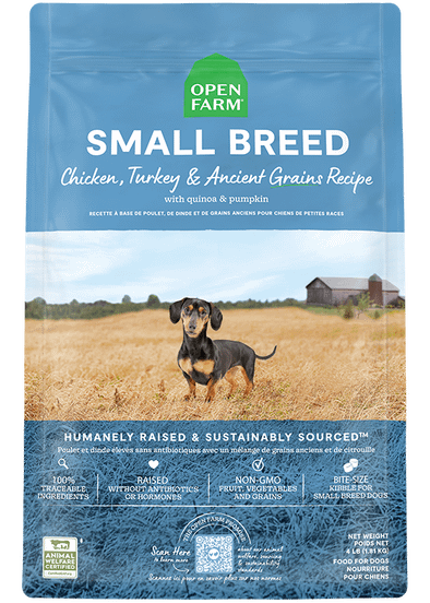 Open Farm Ancient Grains Small Breed Chicken and Turkey Recipe Dog Food