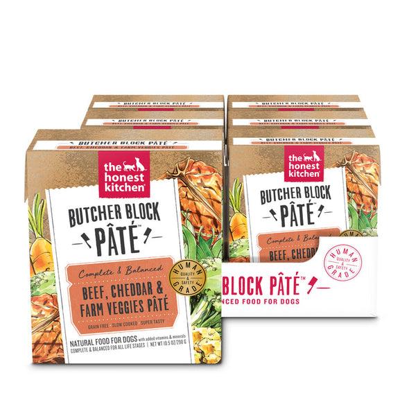 The Honest Kitchen Butcher Block Pate Beef Cheddar & Farm Veggies for Dogs