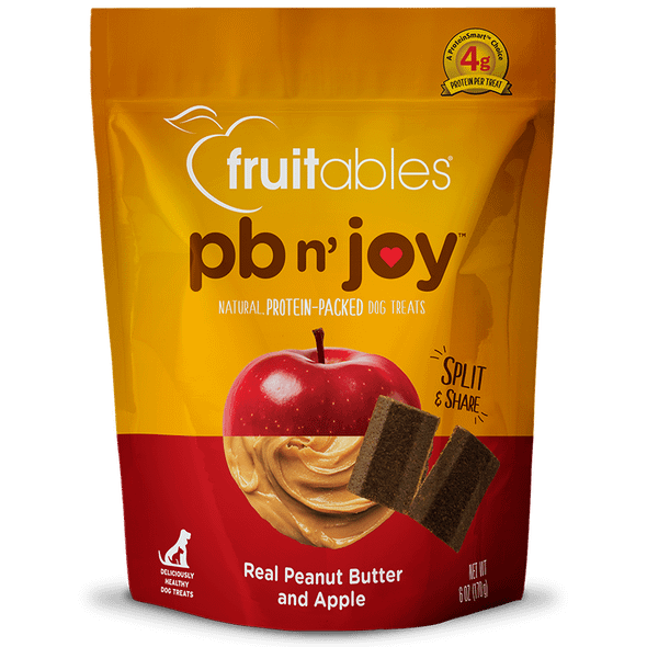 Fruitables pb n' joy Real Peanut Butter and Apple Dog Treats