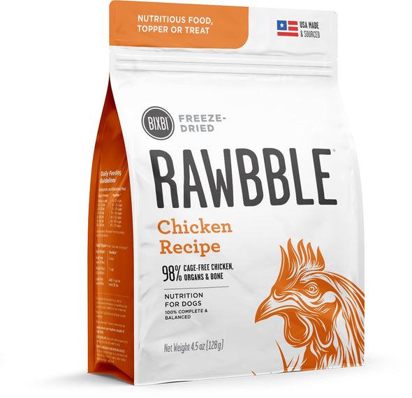 Bixbi Rawbble Freeze-Dried Chicken Recipe Dog Food