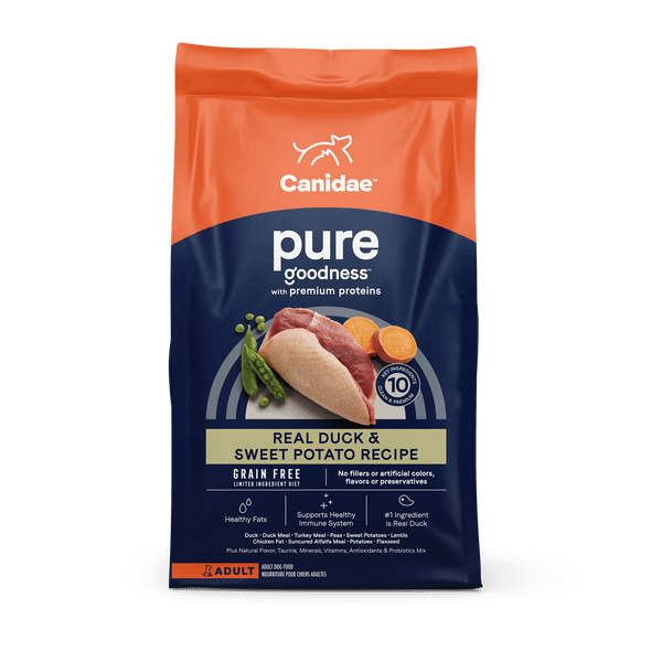 Canidae Grain Free PURE Duck & Sweet Potato Recipe Dry Dog Food