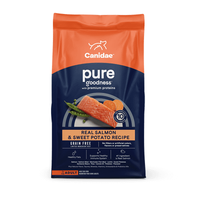 Canidae Grain Free PURE Salmon & Sweet Potato Recipe Dry Dog Food