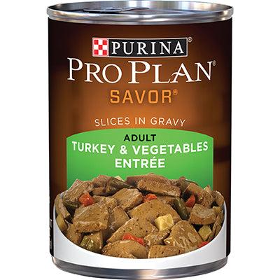 Purina Pro Plan Adult Turkey & Vegetable Entrée Canned Dog Food