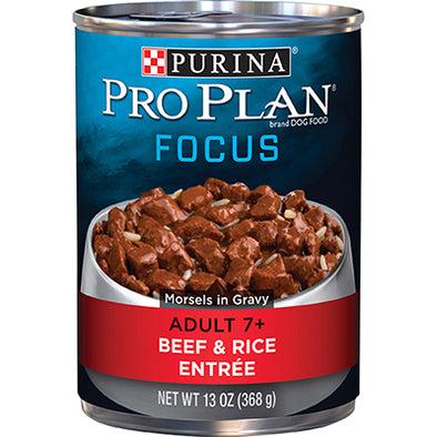 Purina Pro Plan Senior Beef & Rice Entrée Canned Dog Food