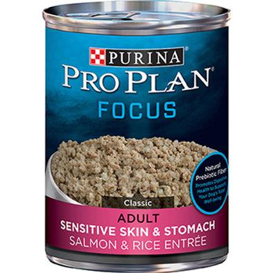 Purina Pro Plan Sensitive Skin & Stomach Salmon & Rice Entrée Canned Dog Food