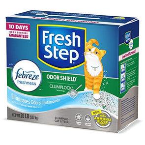 Fresh Step Odor Shield Scented Litter with Febreze
