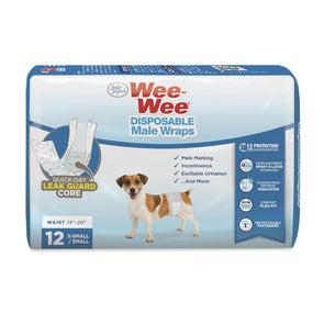 Four Paws Wee Wee Disposable Male Wrap