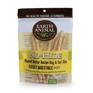 Earth Animal 10-Pack No-Hide Peanut Butter Chew Stix Dog and Cat Treats