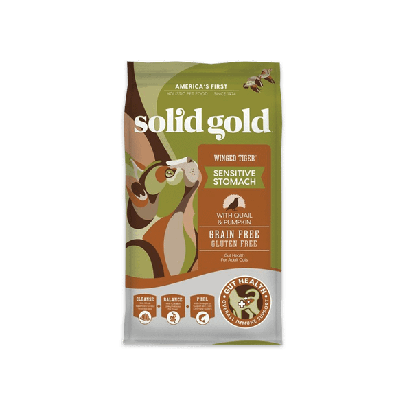 Solid Gold Winged Tiger Grain Free With Quail & Pumpkin Dry Cat Food