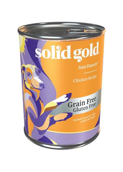 Solid Gold Sun Dancer Grain Free Chicken Recipe Canned Dog Food