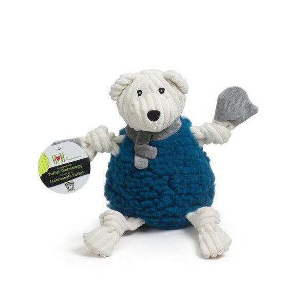 HuggleHounds Hannukah Bear Toy for Dogs