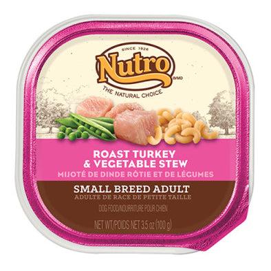 Nutro Small Breed Roasted Turkey & Vegetable Stew Recipe in Gravy Wet Dog Food