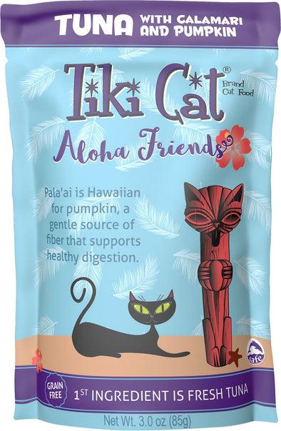 Tiki Cat Aloha Friends Grain Free Tuna with Pumpkin Cat Food Pouches