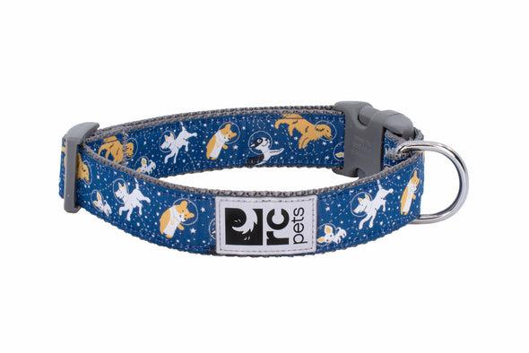RC Pet Clip Collar for Dogs in Space Dogs Pattern