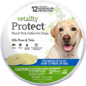 Vetality Protect Flea & Tick Collar For Dogs
