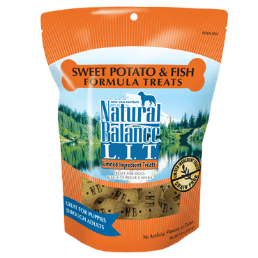 Natural Balance L.I.T. Limited Ingredient Sweet Potato and Fish Formula Treats for Dogs