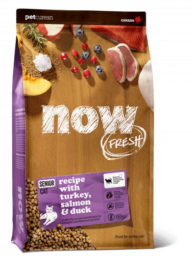 Petcurean Now! Fresh Grain Free Senior Recipe Dry Cat Food