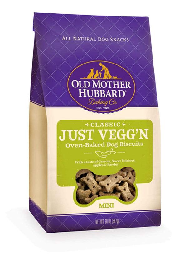 Old Mother Hubbard Crunchy Classic Natural Just VeggN Mini Biscuits Dog Treats