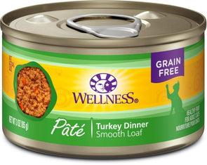 Wellness Complete Health Natural Grain Free Turkey Pate Single Wet Canned Cat Food