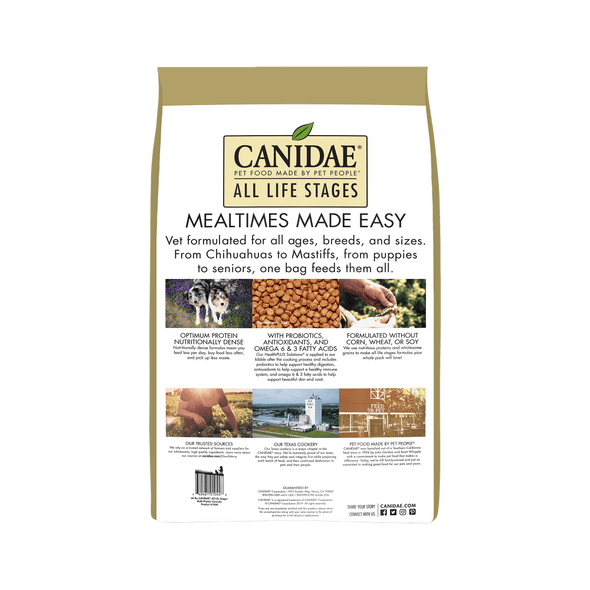 Canidae All Life Stages Chicken, Turkey, Lamb & Fish Meals Recipe Dry Dog Food