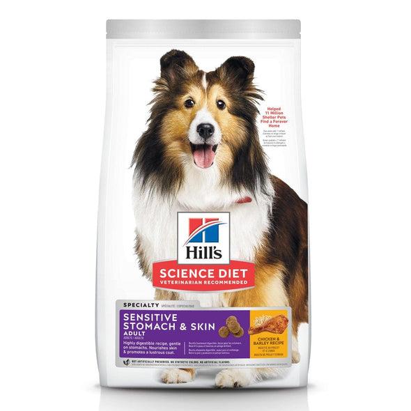 Hill's Science Diet Adult Sensitive Stomach & Skin Chicken & Barley Recipe Dry Dog Food