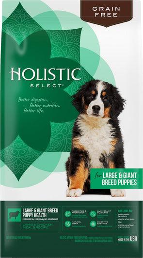 Holistic Select Grain Free Large & Giant Breed Puppy Health Lamb & Chicken Meals Recipe