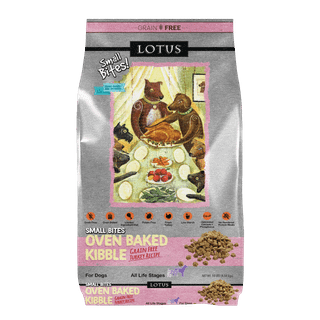 Lotus Small Bites Grain Free Turkey Recipe For Dogs