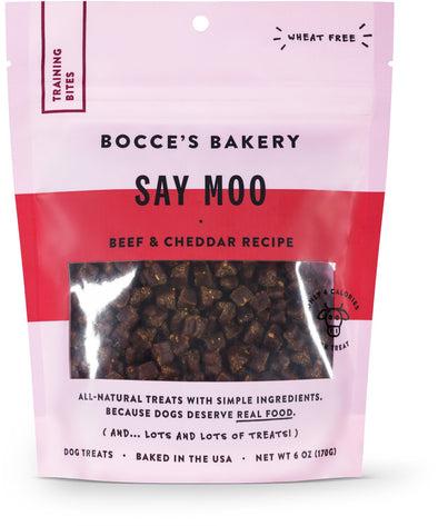 Bocce's Bakery Every Day Say Moooo Training Bites Dog Treats