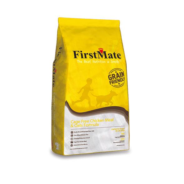 FirstMate Grain-Friendly Cage Free Chicken Meal & Oats Formula for Dogs