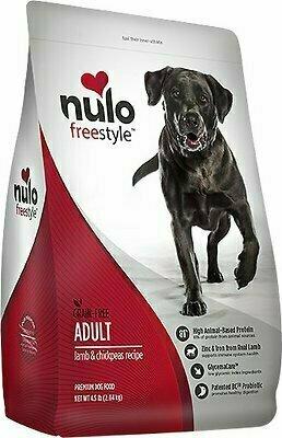 Nulo FreeStyle Grain Free Lamb and Chickpeas Recipe Dry Dog Food Small Bag