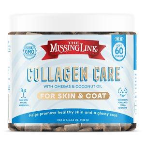 The Missing Link Collagen Care Skin & Coat Soft Chews 60 Count for Dogs