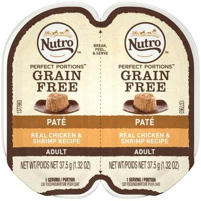 Nutro Perfect Portions Real Chicken & Shrimp Recipe Pate for Adult Cats
