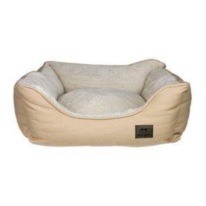 Tall Tails Khaki Bolster Bed for Dogs