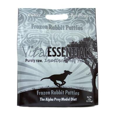 Vital Essentials Frozen Rabbit Patties Entree