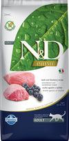 Farmina Prime N&D Natural & Delicious Grain Free Adult Lamb & Blueberry Dry Cat Food