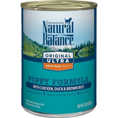 Natural Balance Ultra Whole Body Health Chicken Duck & Rice Puppy Canned Dog Food