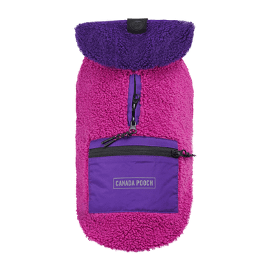 Canada Pooch Cool Factor Hoodie Pink/Purple for Dogs