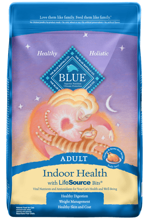 Blue Buffalo Indoor Health Natural Chicken & Brown Rice Adult Dry Cat Food