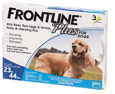Frontline Plus Flea and Tick Preventative for Medium Dogs