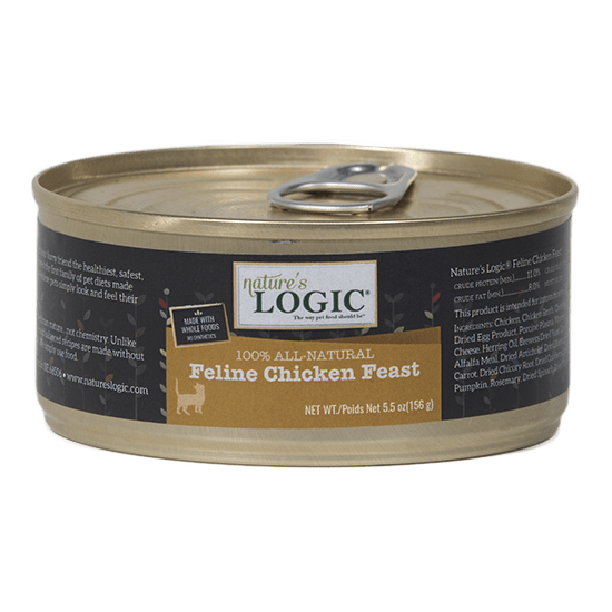Nature's Logic Feline Grain Free Chicken Feast Canned Cat Food