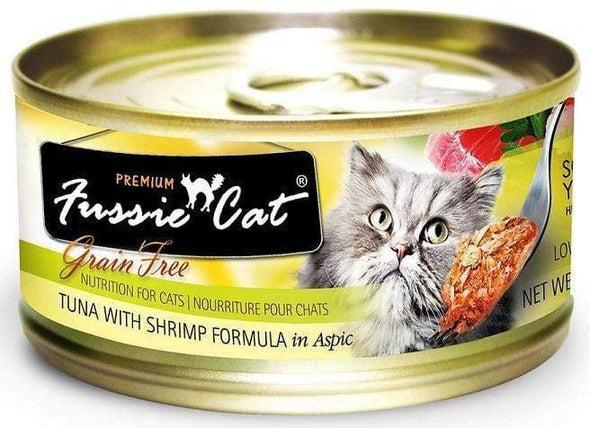 Fussie Cat Premium Tuna with Shrimp Formula in Aspic Single Canned Food