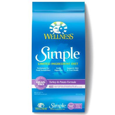 Wellness Simple Grain Free Natural Limited Ingredient Diet Diet Turkey and Potato Recipe Dry Dog Food