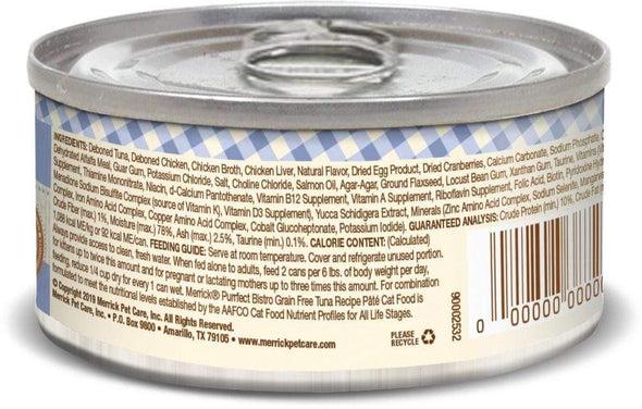 Merrick Purrfect Bistro Tuna Pate Grain Free Canned Cat Food