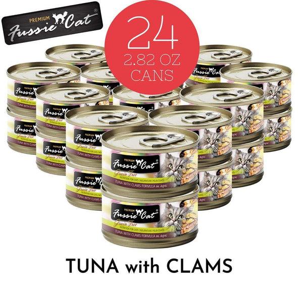 Fussie Cat Premium Tuna with Clams Formula in Aspic Canned Food