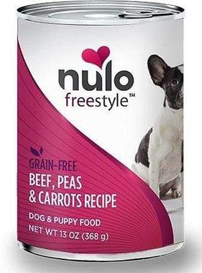 Nulo FreeStyle Grain Free Beef, Peas, and Carrots Recipe Canned Dog Food