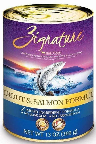 Zignature Trout and Salmon Limited Ingredient Formula Single Canned Dog Food