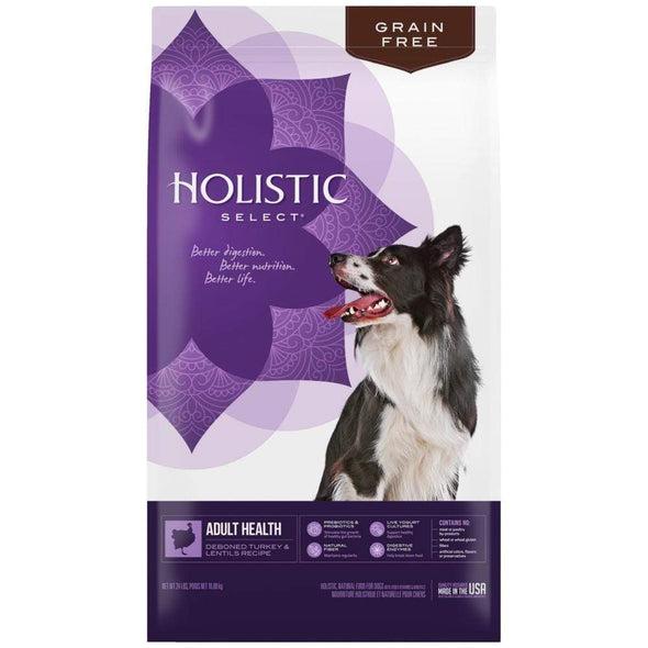 Holistic Select Natural Grain Free Adult Health Deboned Turkey and Lentils Dry Dog Food
